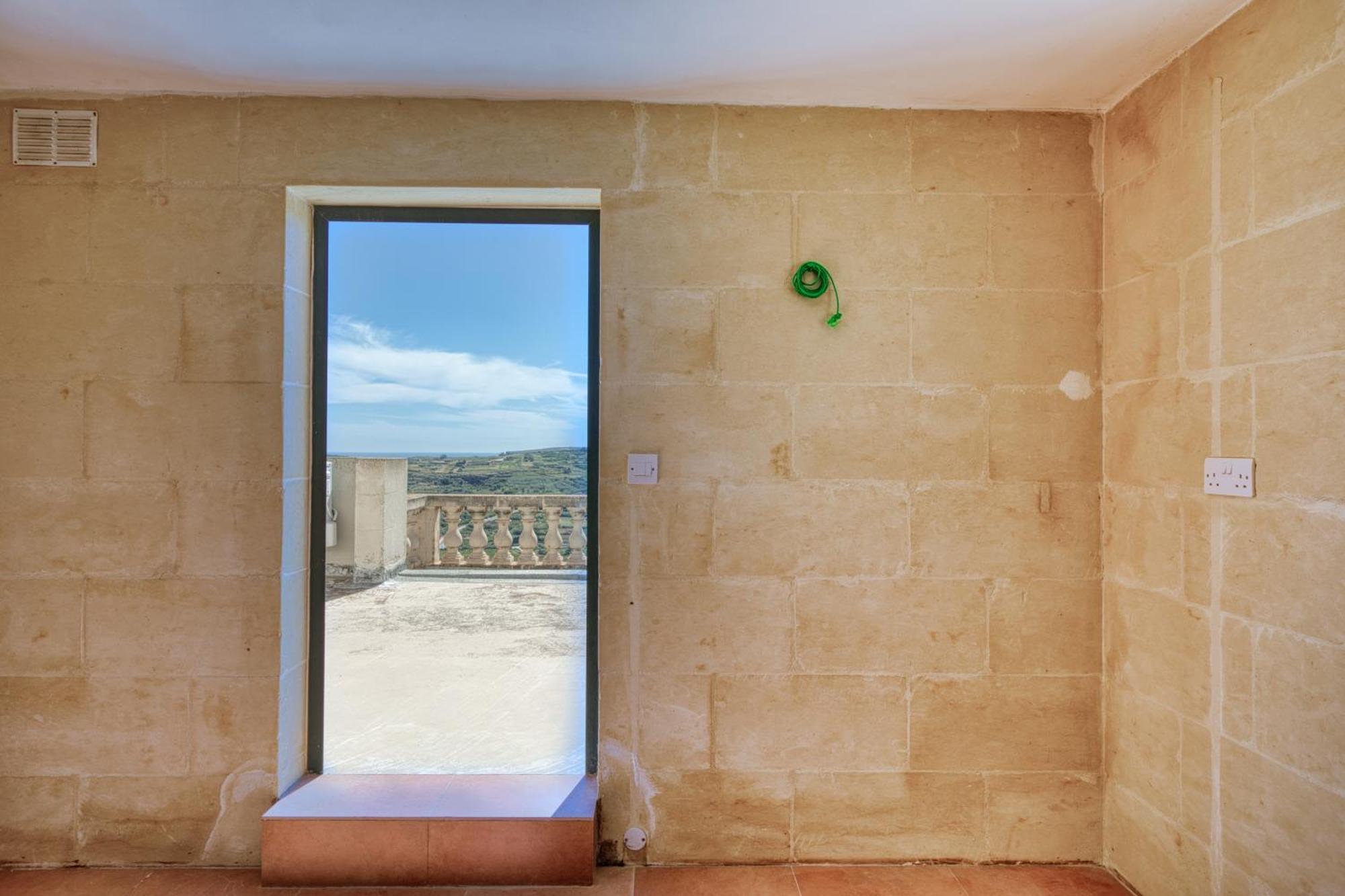 Spacious, Bright, Valley & Sea View Maisonette Xagħra Exterior foto