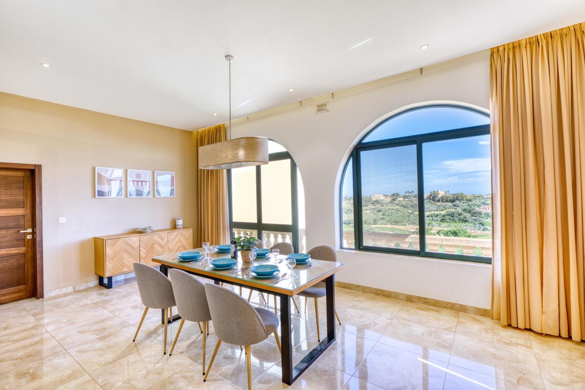 Spacious, Bright, Valley & Sea View Maisonette Xagħra Exterior foto